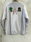 画像1: GYMMASTER/ONE LOVE EMBROIDERY SWEAT  ASH GRAY
