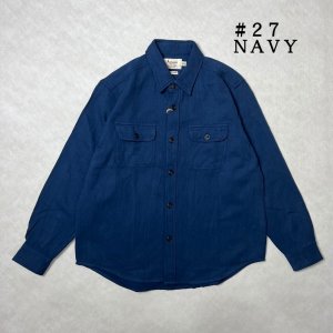 画像: ALCARZA/HEAVY NELL CHECK WORK SHIRT OMBRE NAVY