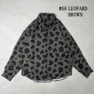 画像: CIAO/TOROMI SHIRT LEOPARD  BROWN