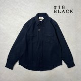 画像: ALCARZA/HEAVY NELL CHECK WORK SHIRT  OMBRE BLACK