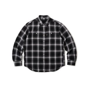画像: FTC/SHADOW PLAID SHIRT  BLACK
