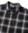 画像2: FTC/SHADOW PLAID SHIRT  BLACK