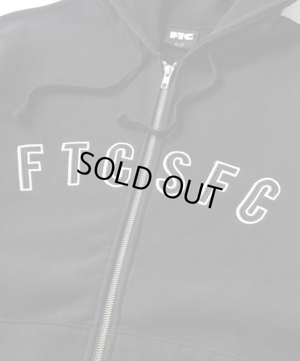 画像2: FTC/ARC LOGO ZIP UP HOODY  BLACK