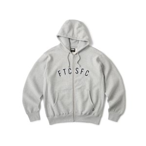画像: FTC/ARC LOGO ZIP UP HOODY  GRAY