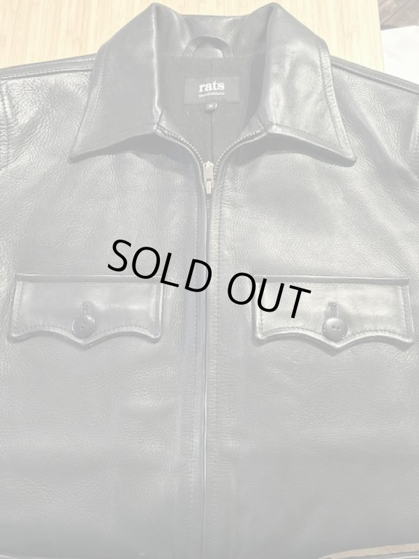 画像14: RATS/40's LEATHER COAT  BLACK