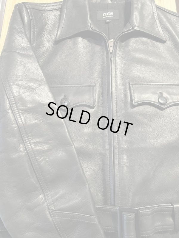 画像11: RATS/40's LEATHER COAT  BLACK