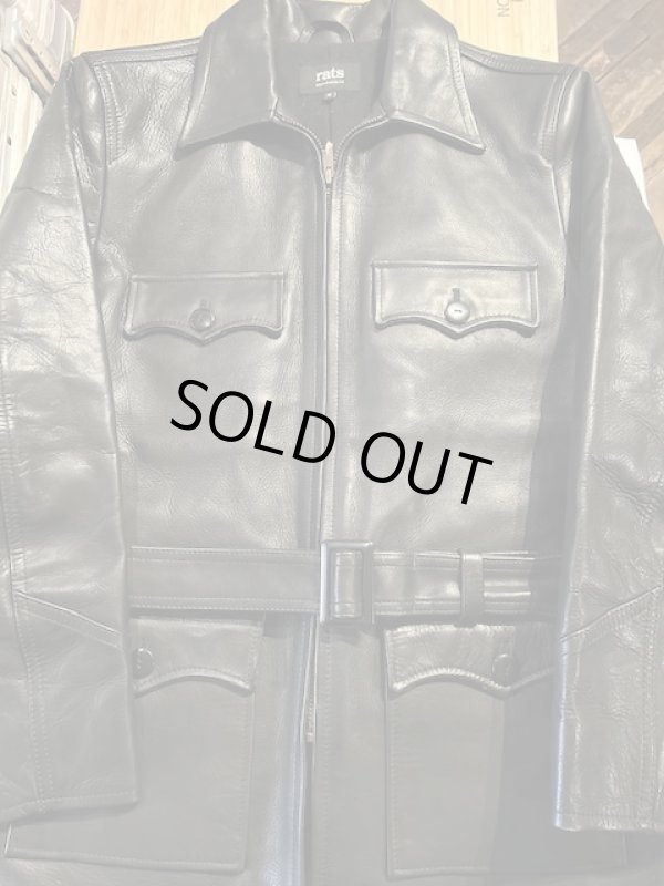 画像9: RATS/40's LEATHER COAT  BLACK