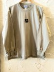 画像1: GYMMASTER/DOG EMBROIDERY BIG LS T  BEIGE