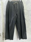 画像1: GYMMASTER/KATSURAGI TWO TUCK PANT  CHARCOAL