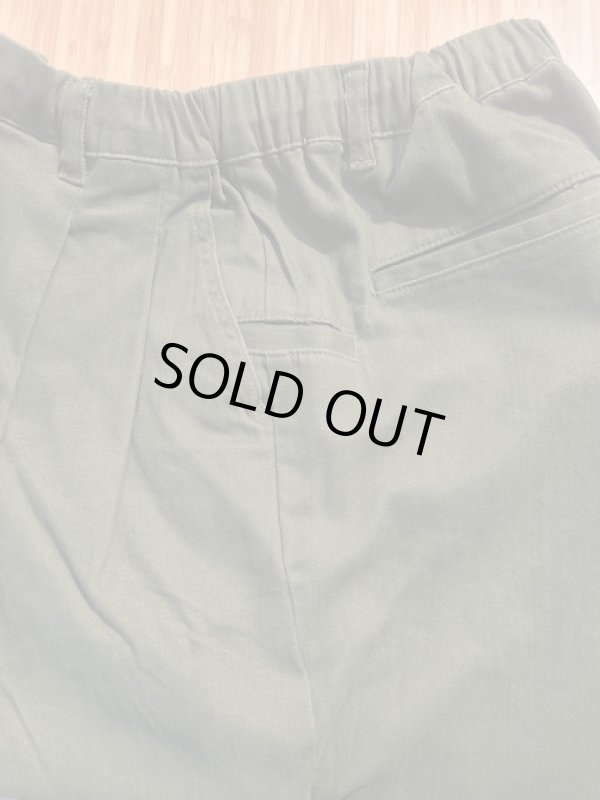 画像4: GYMMASTER/KATSURAGI TWO TUCK PANT  OLIVE