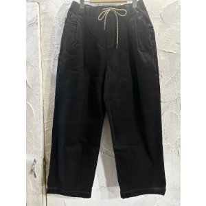 画像: GYMMASTER/KATSURAGI TWO TUCK PANT  BLACK
