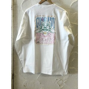 画像: GYMMASTER/GOOD BOY EMBROIDERY LS T WHITE