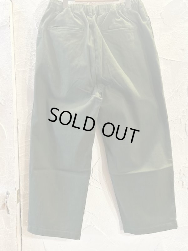 画像2: GYMMASTER/KATSURAGI TWO TUCK PANT  OLIVE