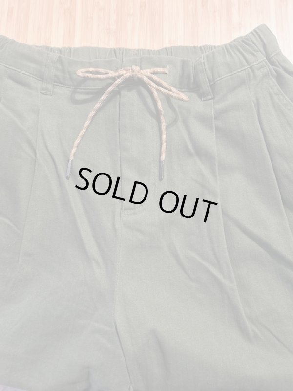 画像3: GYMMASTER/KATSURAGI TWO TUCK PANT  OLIVE