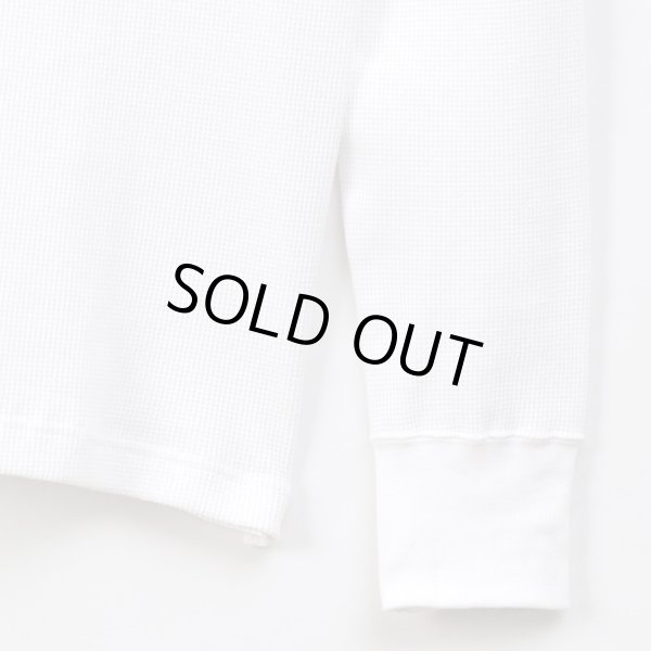 画像2: HANES/BEEFY CREW NECK THERMAL  WHITE