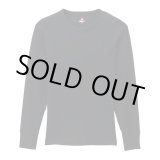 画像: HANES/BEEFY CREW NECK THERMAL  BLACK