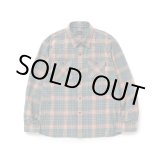 画像: (店頭在庫分) RATS/COTTON LINEN CHECK SHIRT  GREEN