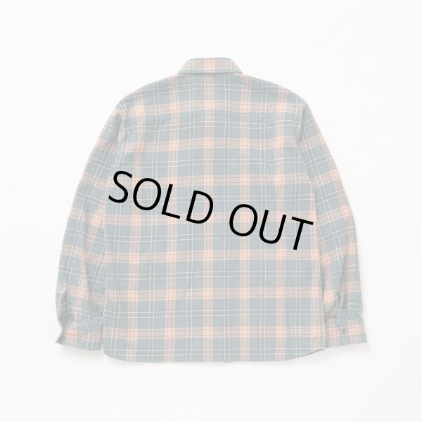 画像2: (店頭在庫分) RATS/COTTON LINEN CHECK SHIRT  GREEN