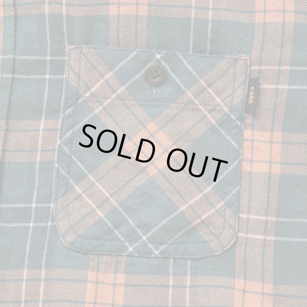 画像4: (店頭在庫分) RATS/COTTON LINEN CHECK SHIRT  GREEN