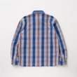 画像2: (店頭在庫分) RATS/COTTON FLANNELL CHECK SHIRT  GRAYxBLUE