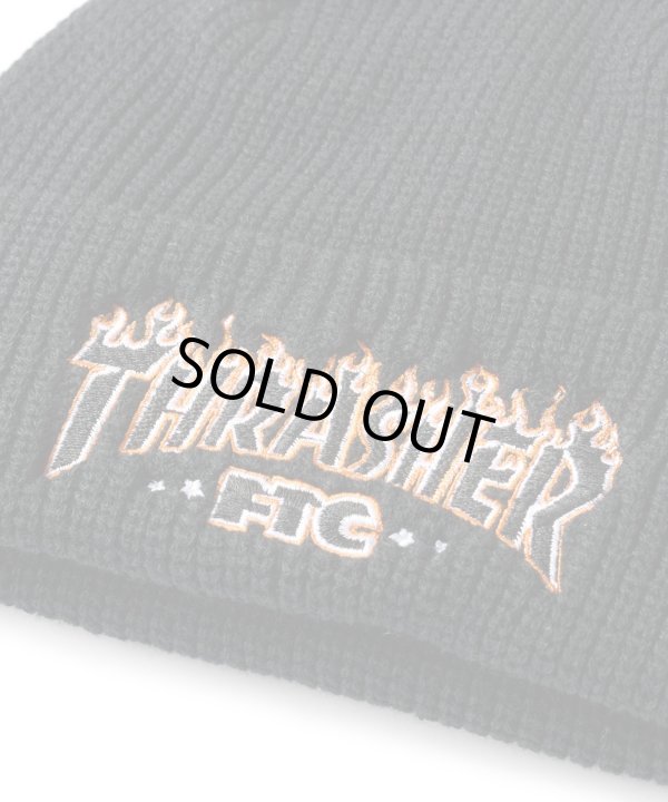 画像3: FTC/xTHRASHER LOGO BEANIE  BLACK