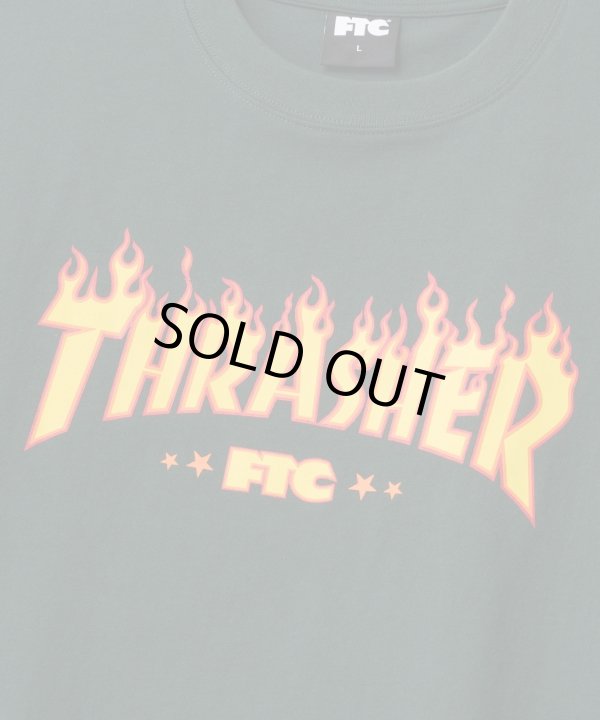 画像2: FTC/xTHRASHER LOGO TEE  FOREST