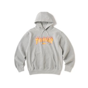 画像: FTC/xTHRASHER LOGO HOODY  GRAY