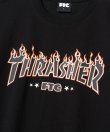 画像2: FTC/xTHRASHER LOGO TEE  BLACK