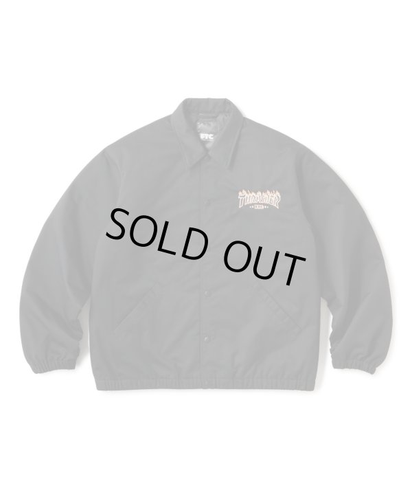 画像2: (店頭販売) FTC/xTHRASHER COACH JACKET  BLACK