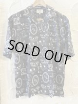 画像: (再入荷) ALCARZA/OPEN SHIRTS STICKER  CHARCOAL