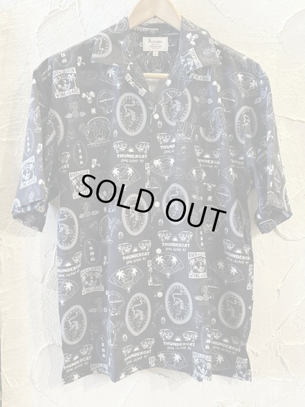 画像1: (再入荷) ALCARZA/OPEN SHIRTS STICKER  CHARCOAL