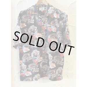 画像: (再入荷) ALCARZA/OPEN SHIRTS CASINO BLACK
