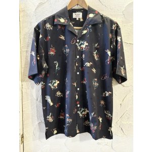 画像: ALCARZA/OPEN SHIRTS TATOO  CHARCOAL