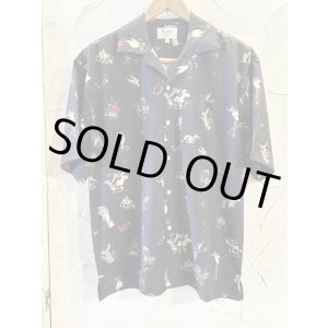 画像: (再入荷) ALCARZA/OPEN SHIRTS TATOO  CHARCOAL