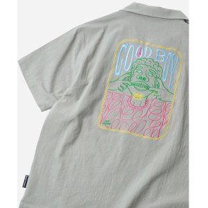 画像: GYMMASTER/GOOD BOY EMBROIDERY SHIRTS  GRAY