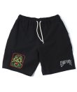 画像1: GYMMASTER/GOOD BOY EMBROIDERY SHORTS  BLACK