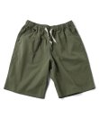 画像1: GYMMASTER/STRETCH HERRINGBONE EASY SHORTS OLIVE