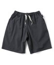 画像1: GYMMASTER/STRETCH HERRINGBONE EASY SHORTS  CHARCOAL