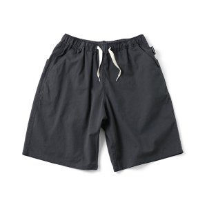画像: GYMMASTER/STRETCH HERRINGBONE EASY SHORTS CHARCOAL