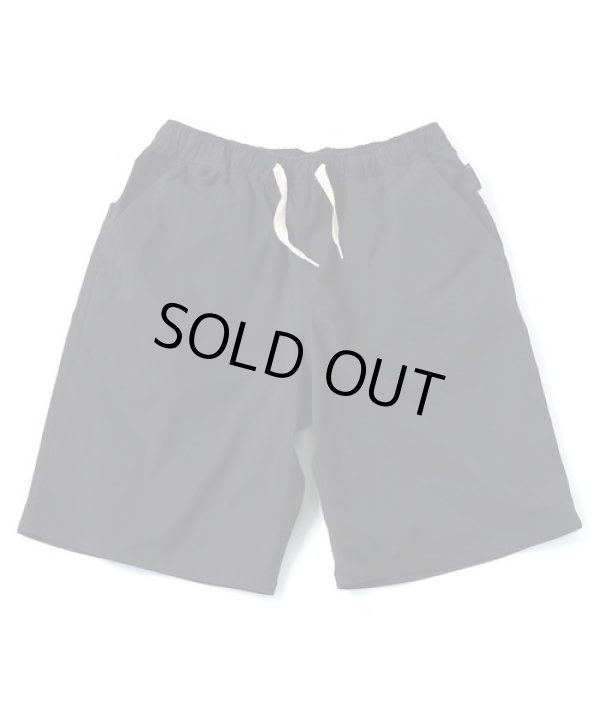 画像1: GYMMASTER/STRETCH HERRINGBONE EASY SHORTS  BLACK
