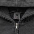 画像3: RATS/PIGMENT DYED ZIP HOODIE  BLACK