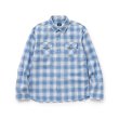 画像1: RATS/BOARD CHECK SHIRT  BLUECHECK
