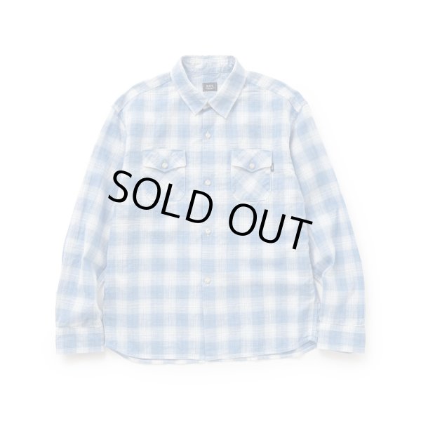 画像1: RATS/BOARD CHECK SHIRT  BLUECHECK