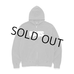 画像: RATS/PIGMENT DYED ZIP HOODIE  BLACK