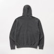 画像2: RATS/PIGMENT DYED ZIP HOODIE  BLACK