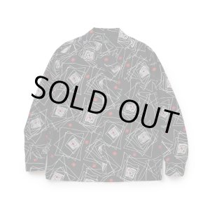 画像: RATS/GEOMETRIC LS SHIRT  BLACK