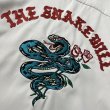 画像3: ALCARZA/BACK EMBROIDERY SHIRT SNAKE  OFF.WHITE