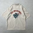 画像1: ALCARZA/BACK EMBROIDERY SHIRT SNAKE  OFF.WHITE
