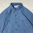 画像3: ALCARZA/DUNGAREES WORK SHIRTS  BLUE