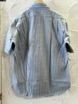 画像2: MACBATROS/STRIPEWORK SHIRT SS  BLUE